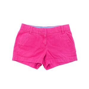 J.Crew Pink Chino Shorts 100% Cotton Size 00